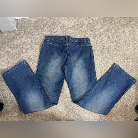 Vintage Y2K Tommy Jeans Low Rise Size 5 Straight Jeans 90s 2002 - Picture 10 of 13